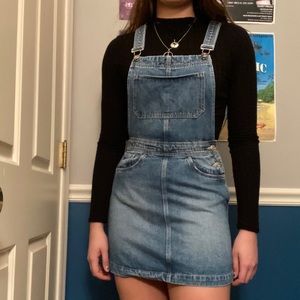 Denim Overall Dress